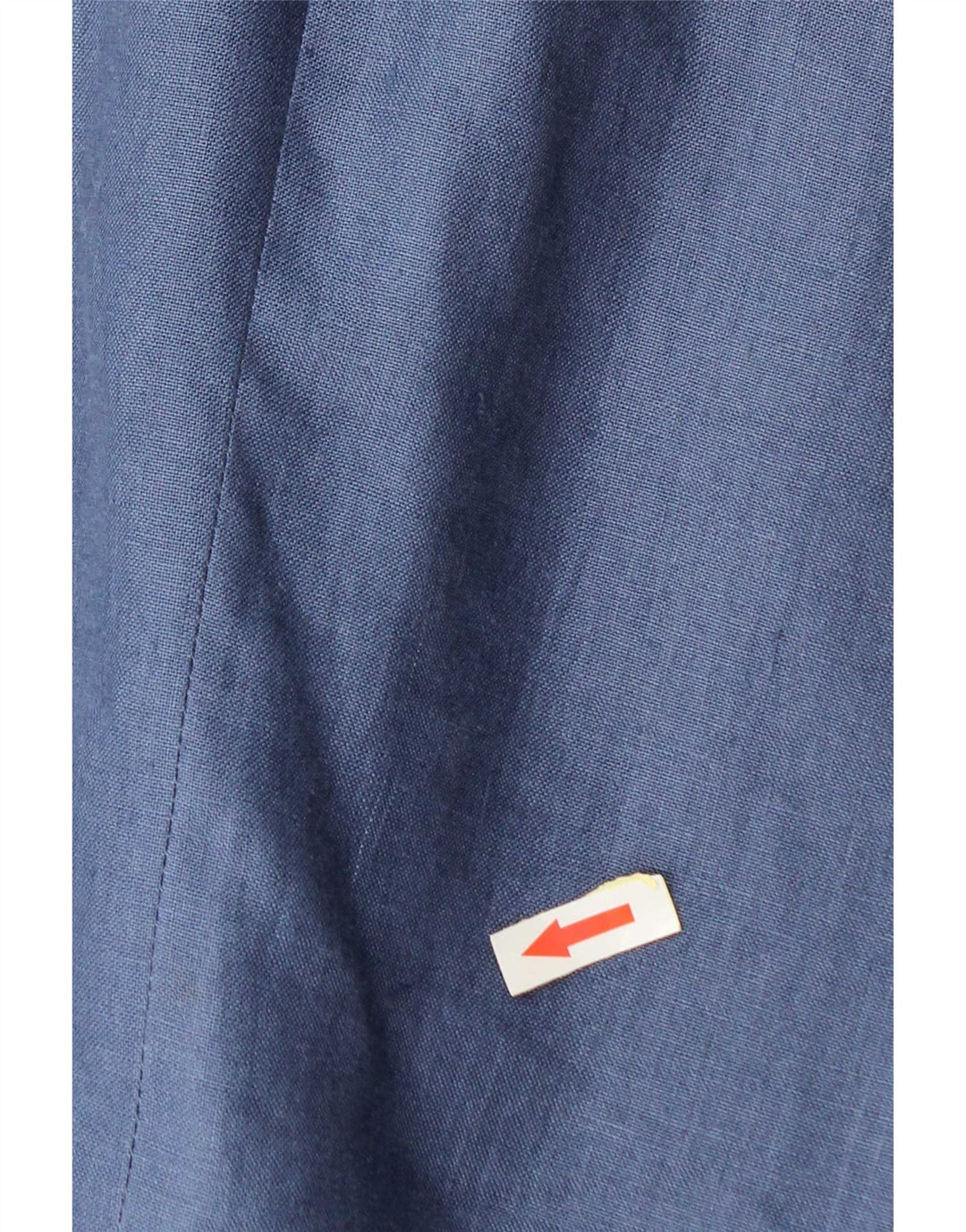 Vintage Mens 2 Button Blazer Jacket IT 50 Large Blue Linen