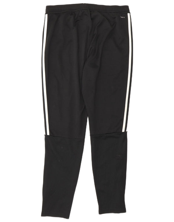 Adidas Mens Tracksuit Trousers Joggers Large Black Polyester
