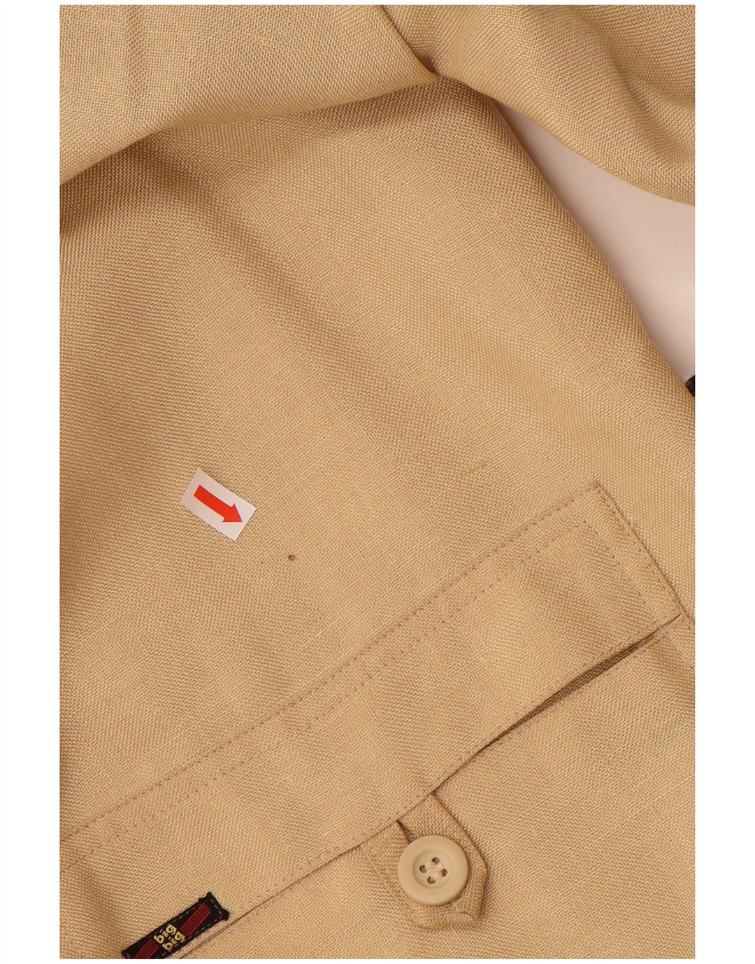 BIGNAMI Mens Military 3 Button Blazer Jacket UK 40 Large Beige