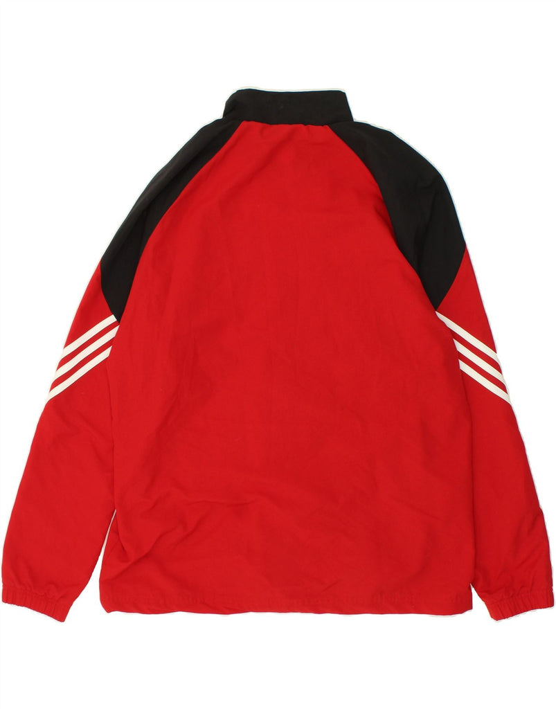 ADIDAS Mens Graphic Tracksuit Top Jacket XL Red Polyester | Vintage Adidas | Thrift | Second-Hand Adidas | Used Clothing | Messina Hembry 