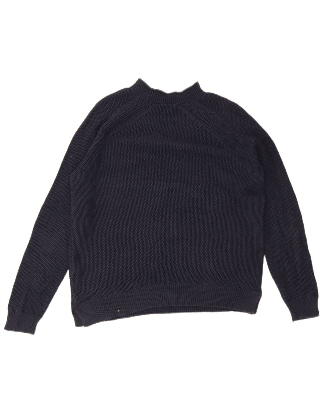 Crew Clothing Womens Turtle Neck Jumper Sweater UK 12 Medium Navy Blue