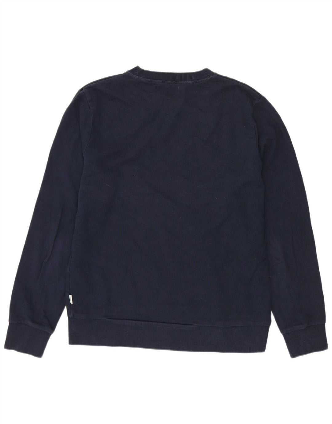 Jack & Jones Mens Sweatshirt Jumper Medium Navy Blue Cotton