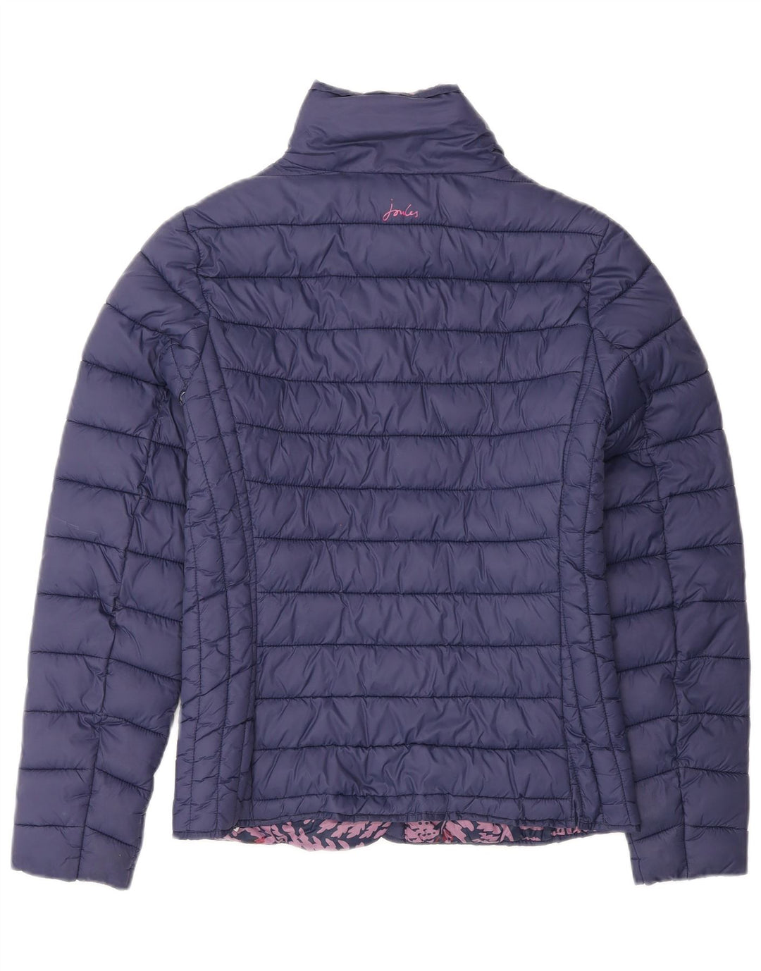 Joules Womens Padded Jacket UK 6 XS Navy Blue Polyester
