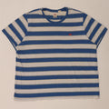 Levi's Mens Standard T-Shirt Top 2XL Blue Striped Cotton