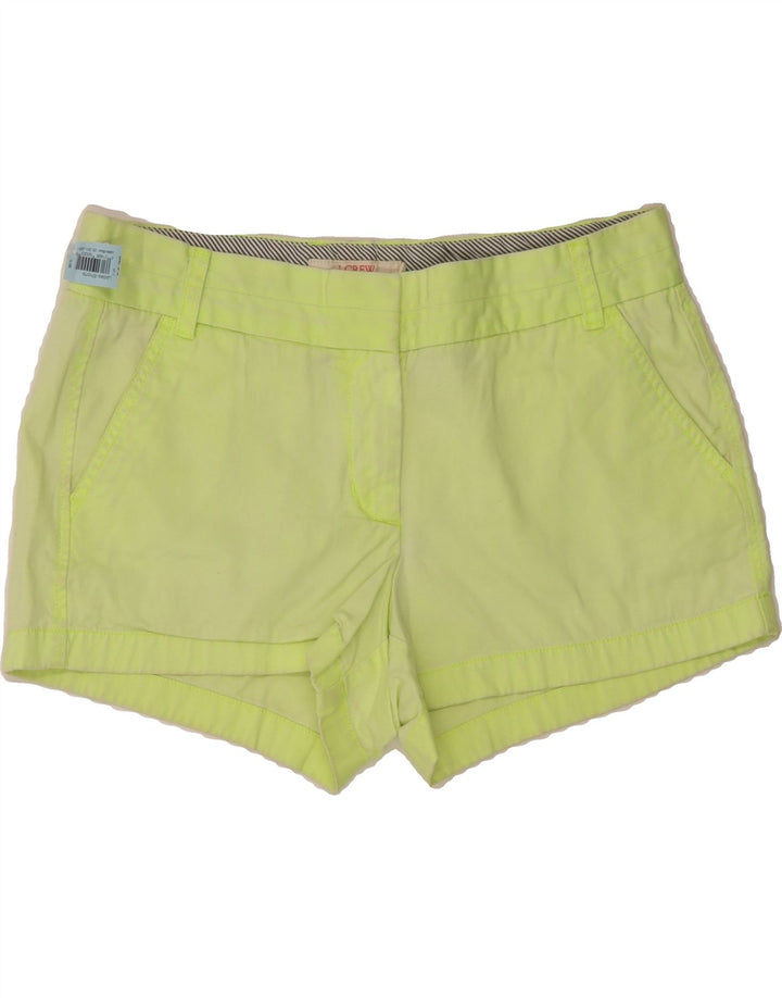 J. CREW Womens Chino Shorts US 8 Medium W32 Green Cotton Vintage J. Crew and Second-Hand J. Crew from Messina Hembry 