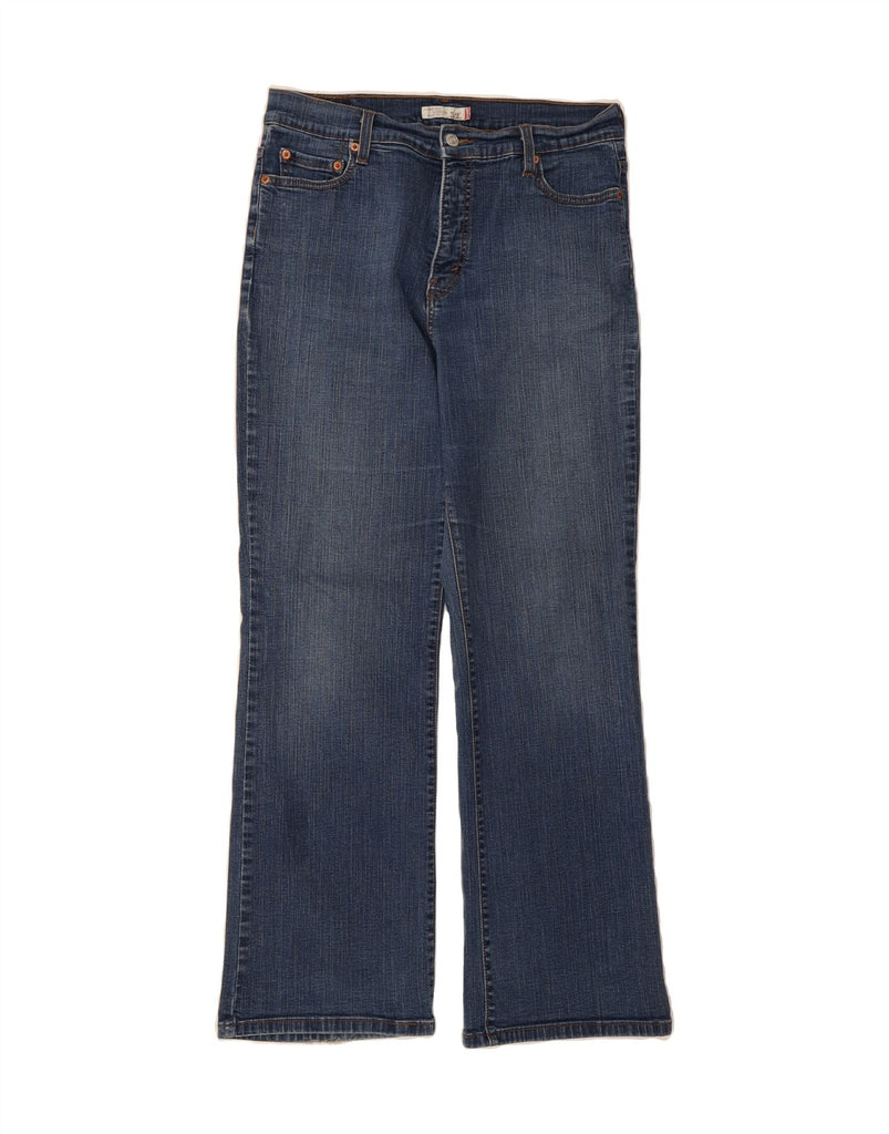 LEVI'S Womens 512 High Rise Bootcut Jeans Size 14 Large W32 L29 Blue Vintage Levi's and Second-Hand Levi's from Messina Hembry 