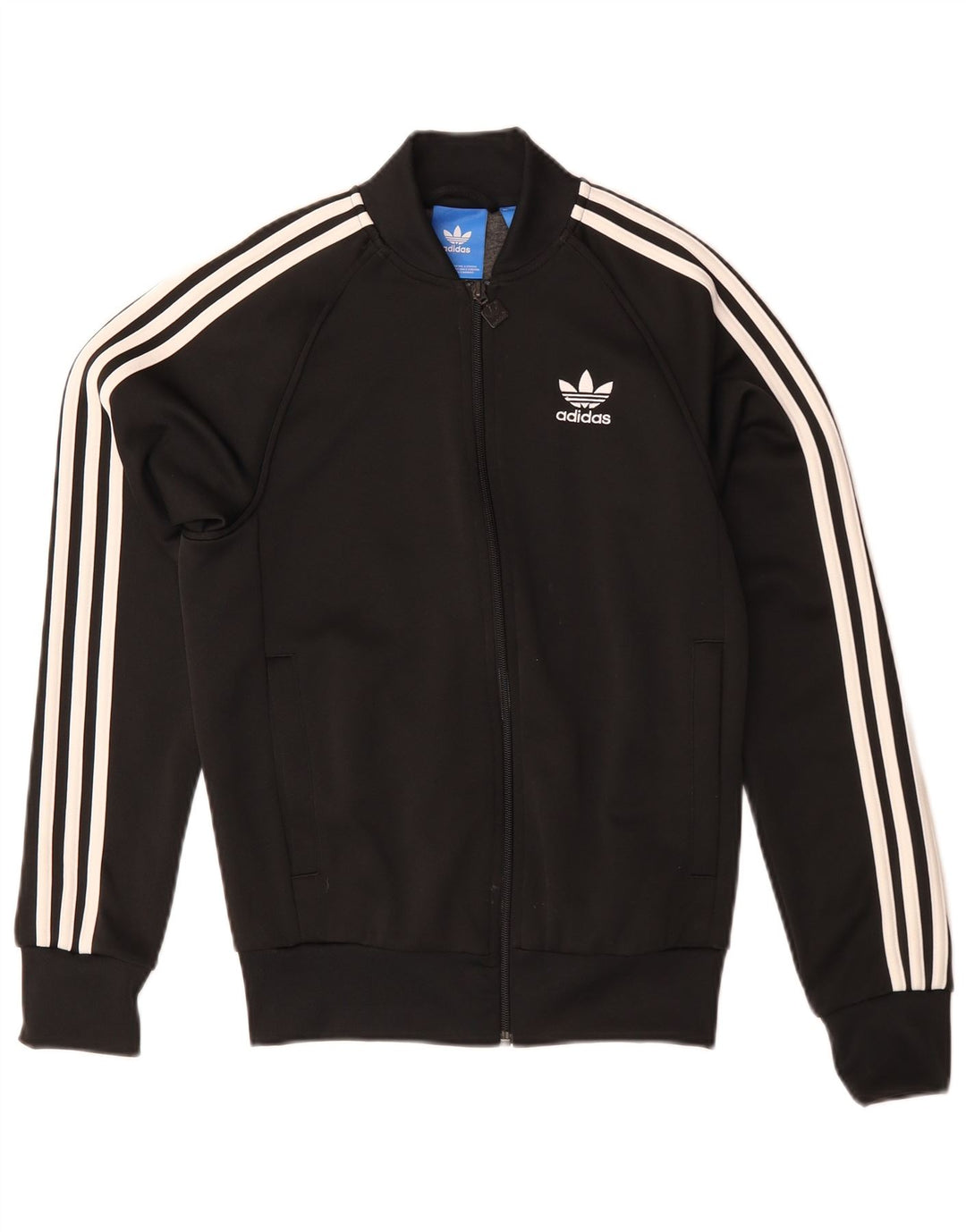Adidas Mens Tracksuit Top Jacket XS Black Polyester