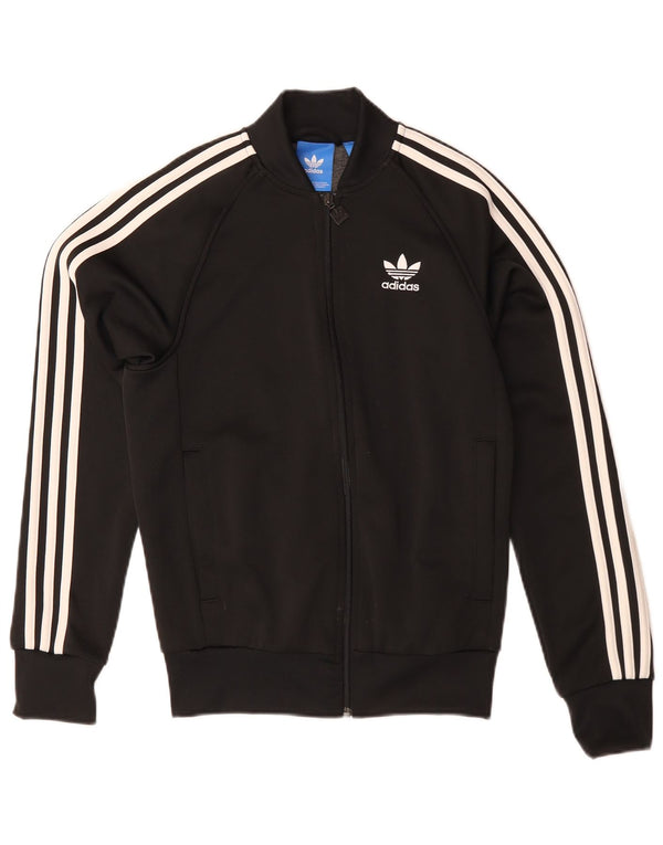 Adidas Mens Tracksuit Top Jacket XS Black Polyester