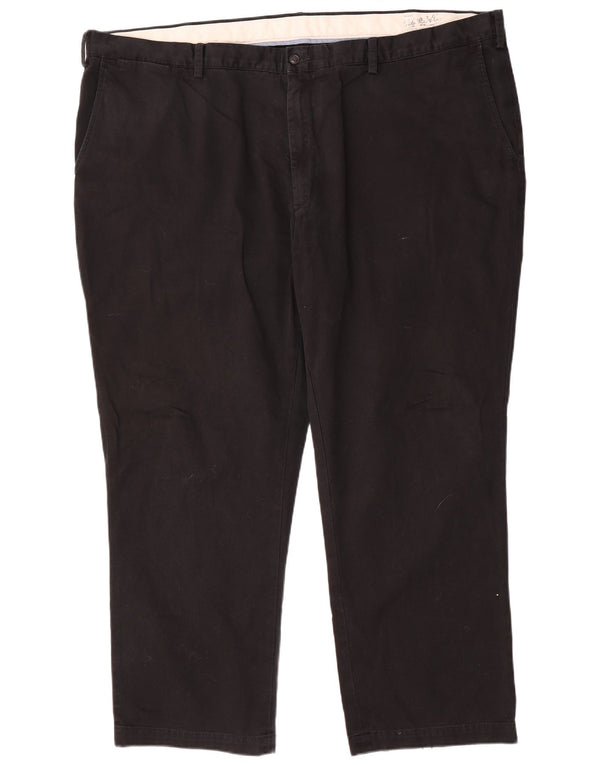 Polo Ralph Lauren Mens Big Classic Fit Chino Trousers W50 L30 Black Cotton