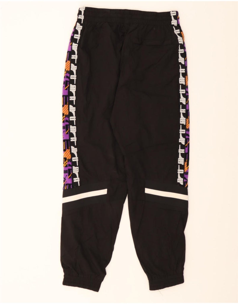 PUMA Mens Graphic Tracksuit Trousers Joggers Medium  Black Polyester Vintage Puma and Second-Hand Puma from Messina Hembry 