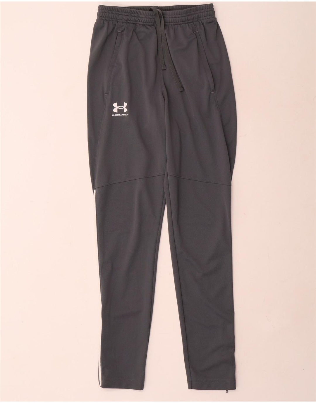Under Armour Mens Fitted Tracksuit Trousers Small Grey
