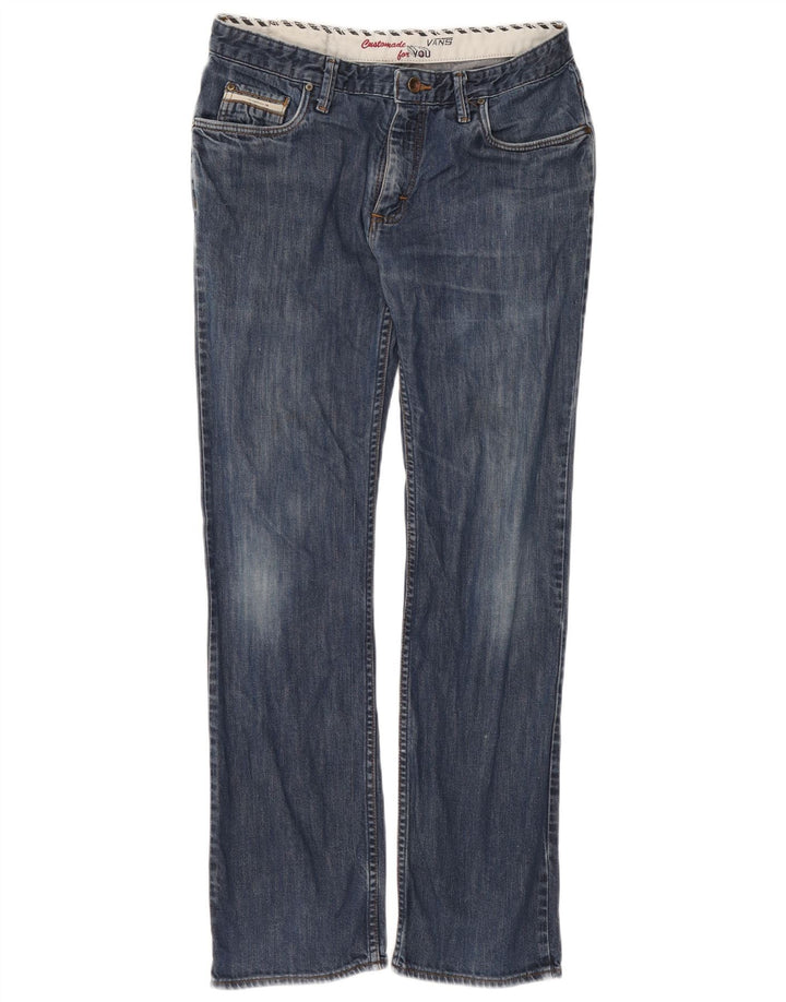 Vans Mens Straight Jeans W32 L32 Blue Cotton