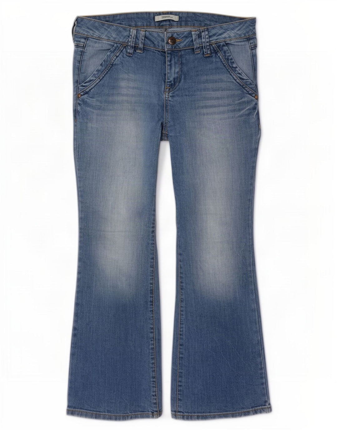 Esprit Womens Bootcut Jeans W29 L30 Blue Cotton