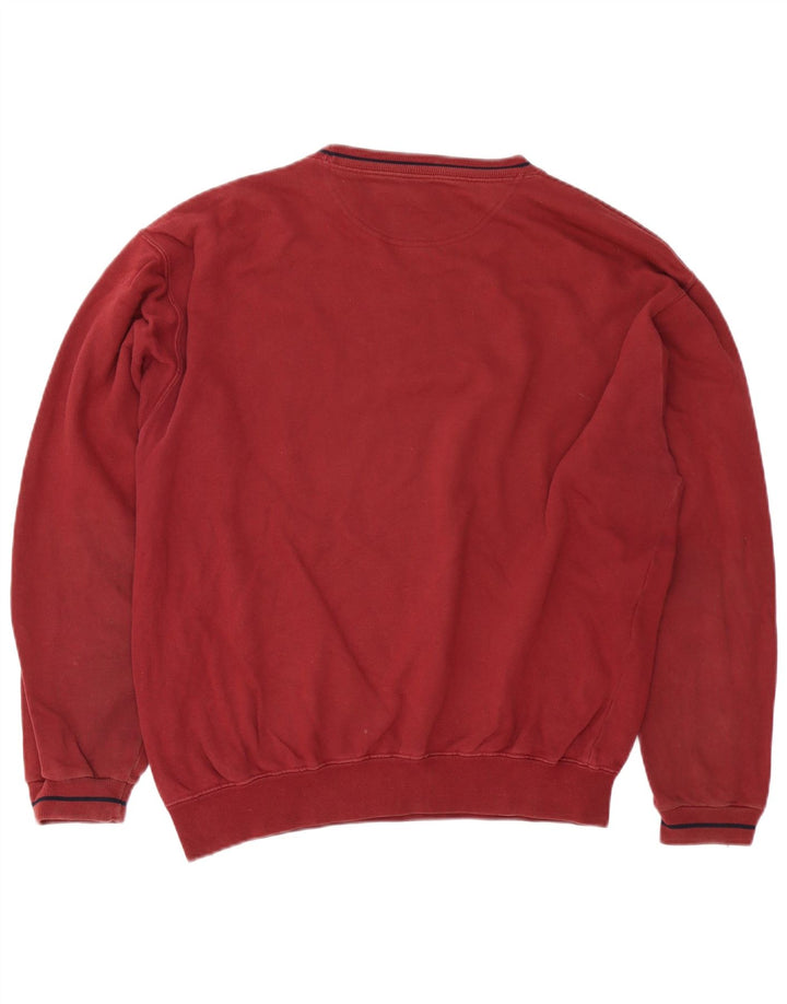 Champion Mens Sweatshirt Jumper Medium Burgundy Cotton