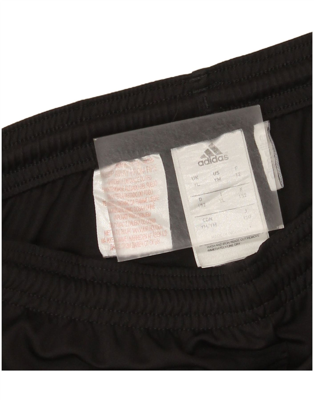 Adidas Boys Climalite Sport Shorts 12-13 Years Large Black Polyester