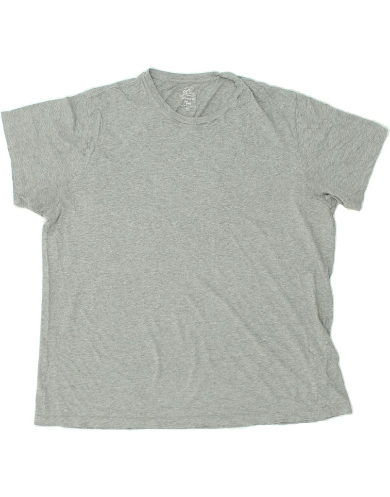 J. CREW Mens Broken In T-Shirt Top 2XL Grey Cotton | Vintage J. Crew | Thrift | Second-Hand J. Crew | Used Clothing | Messina Hembry 