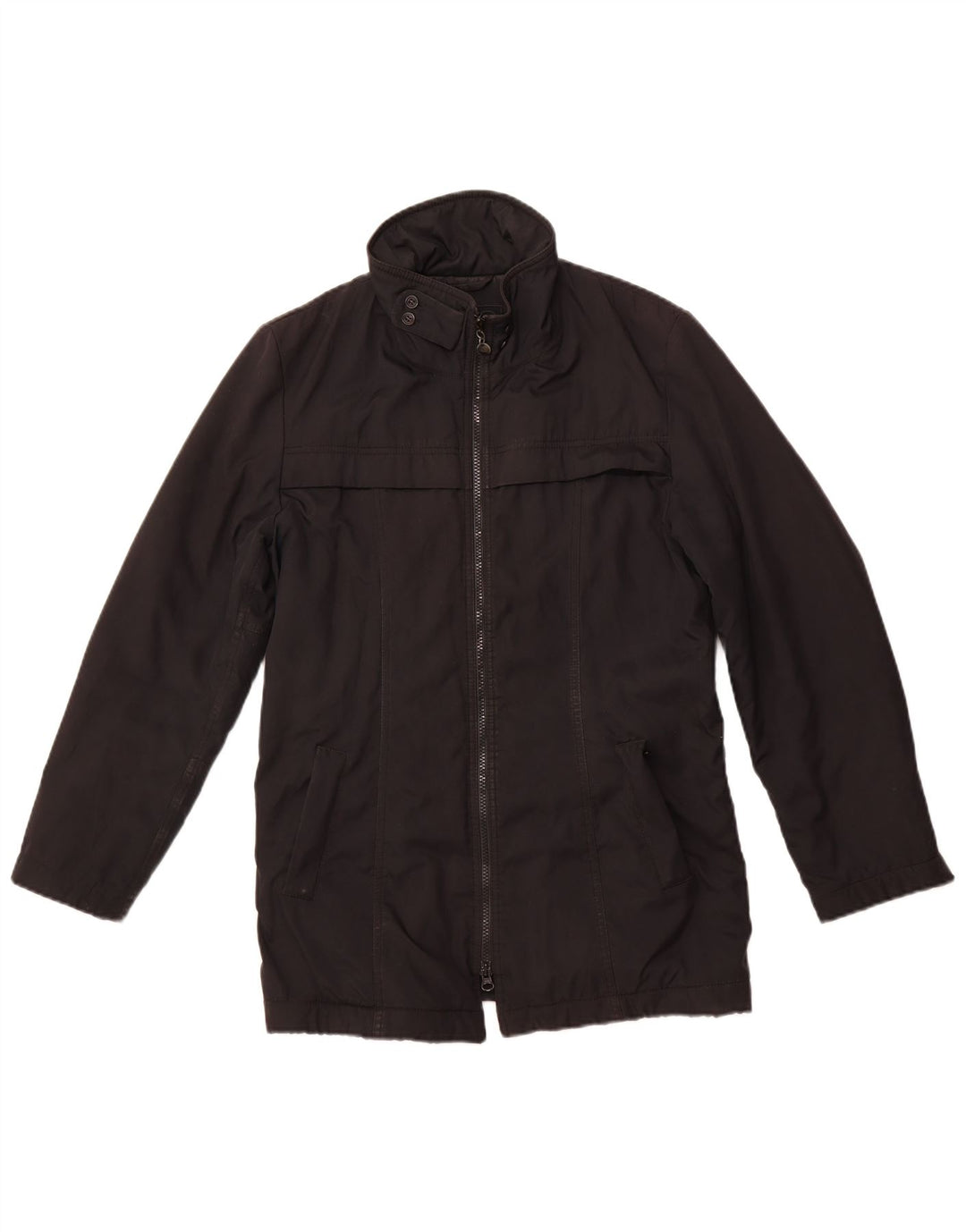 ESPRIT Mens Windbreaker Jacket UK 38 Medium Black Polyester