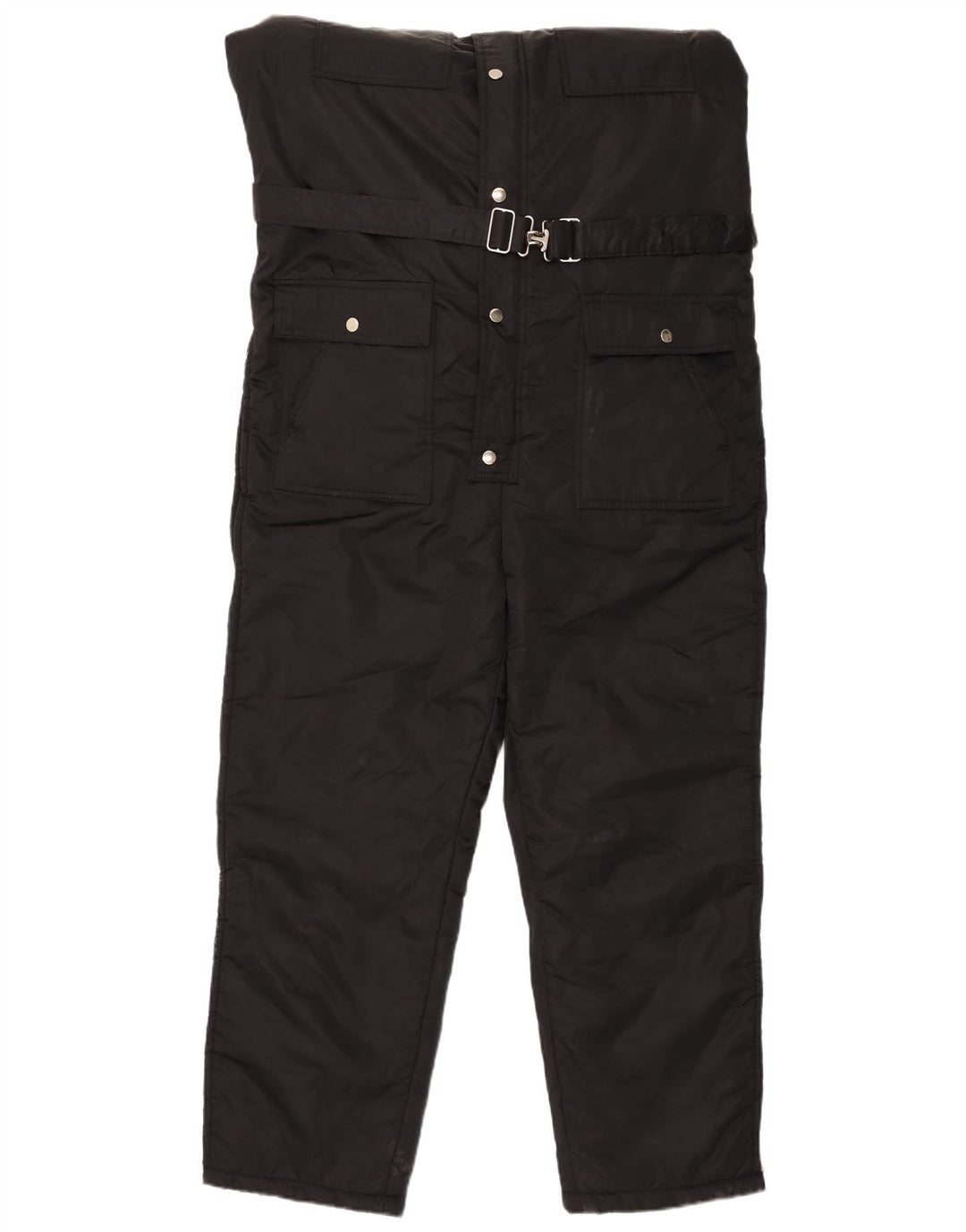 Sears Work Leisure Mens Hooded Ski Jumpsuit Large  Black Nylon