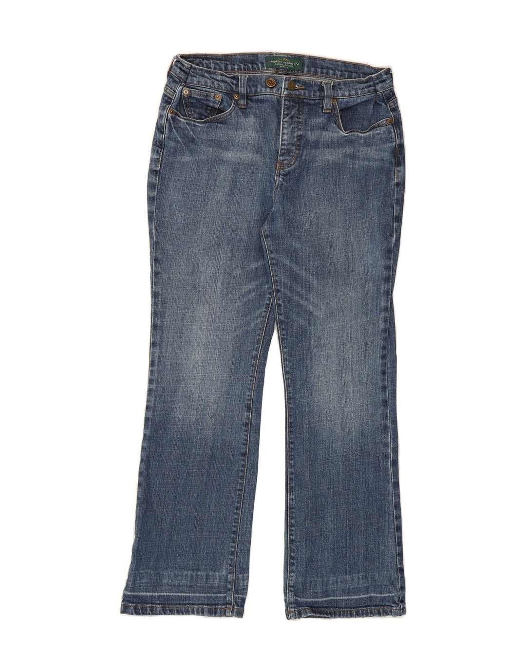 RALPH LAUREN Womens Bootcut Jeans US 10 Large W32 L29 Blue Cotton Vintage Ralph Lauren and Second-Hand Ralph Lauren from Messina Hembry 