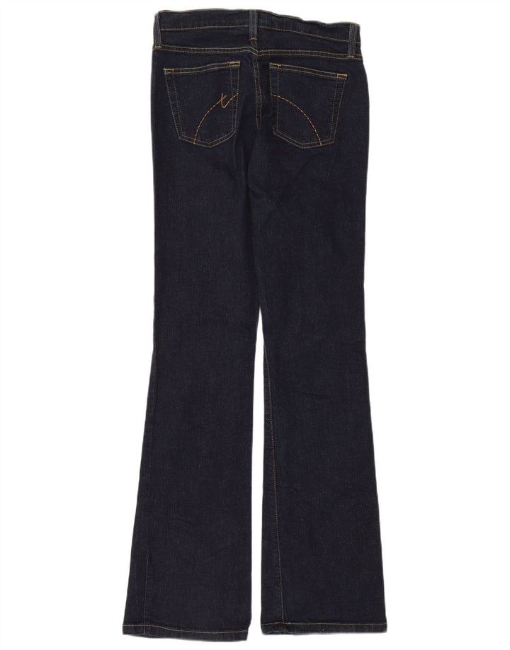Tommy Hilfiger Womens Bootcut Jeans W30 L34 Navy Blue Cotton