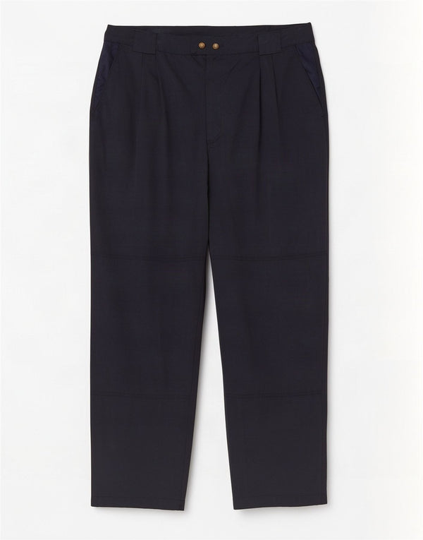 Reebok Mens Pegged Chino Trousers W38 L32 Navy Blue Nylon