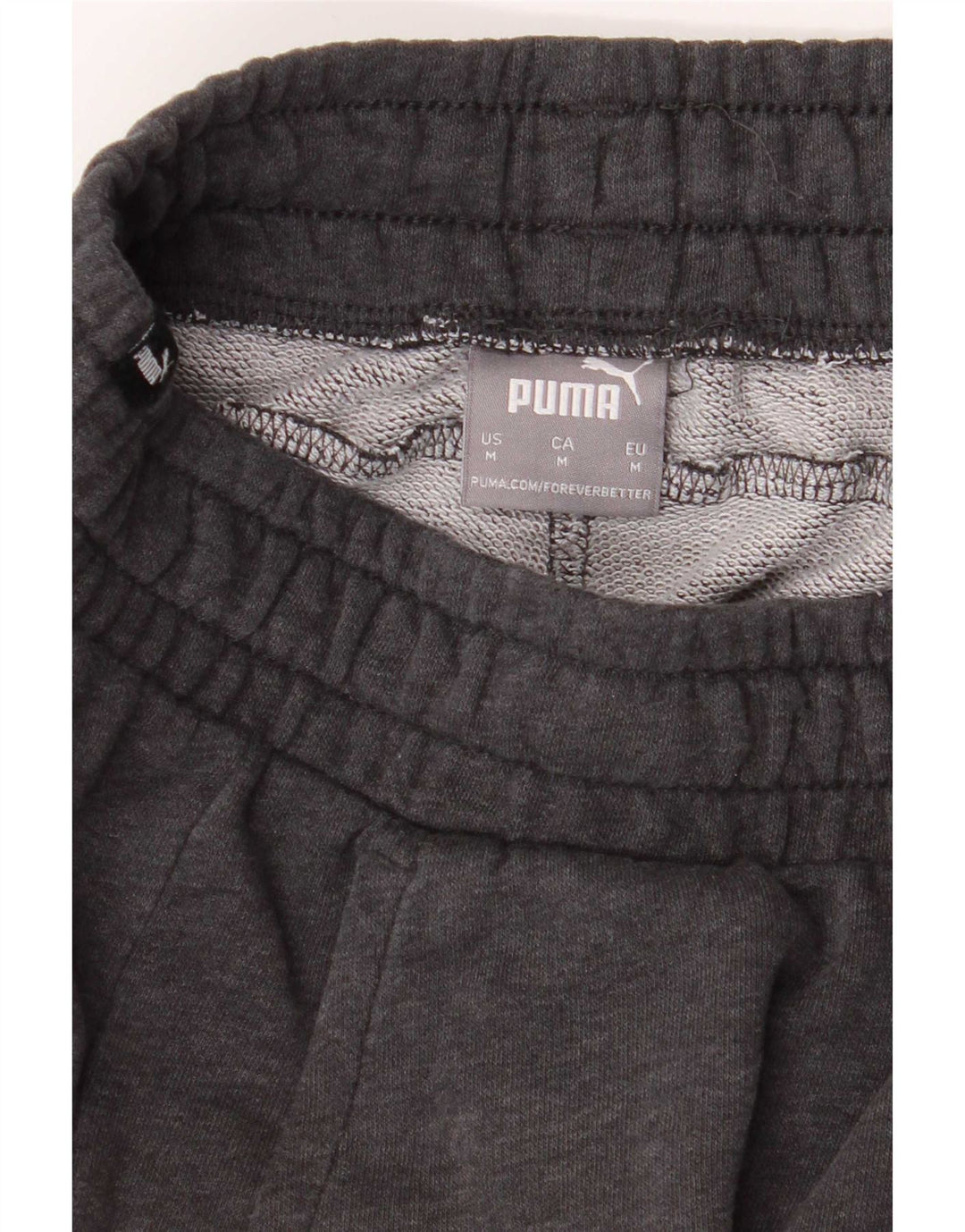 Puma Mens Tracksuit Trousers Joggers Medium Grey Cotton