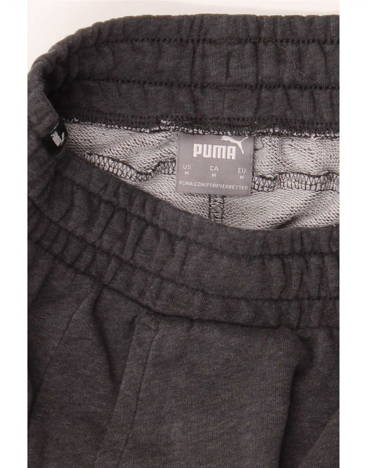 Puma Mens Tracksuit Trousers Joggers Medium Grey Cotton