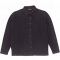 Zara Mens Overshirt Shirt Medium Navy Blue Cotton