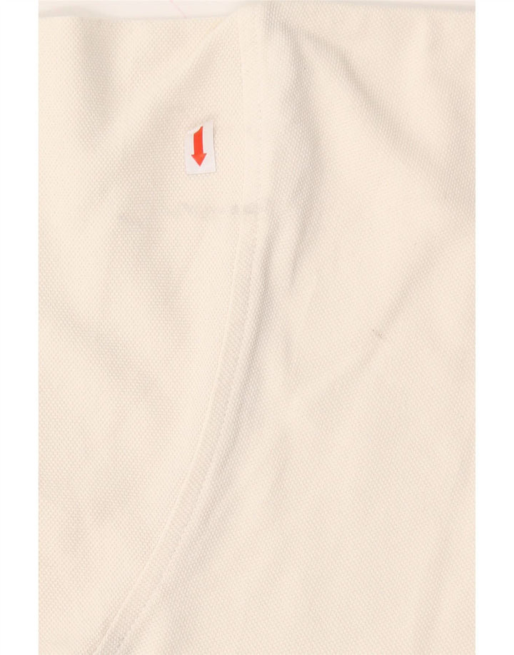 LOTTO Mens Polo Shirt Large White Cotton Vintage Lotto and Second-Hand Lotto from Messina Hembry 