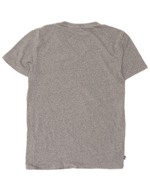 Superdry Womens T-Shirt Top UK 18 XL Grey Flecked Cotton