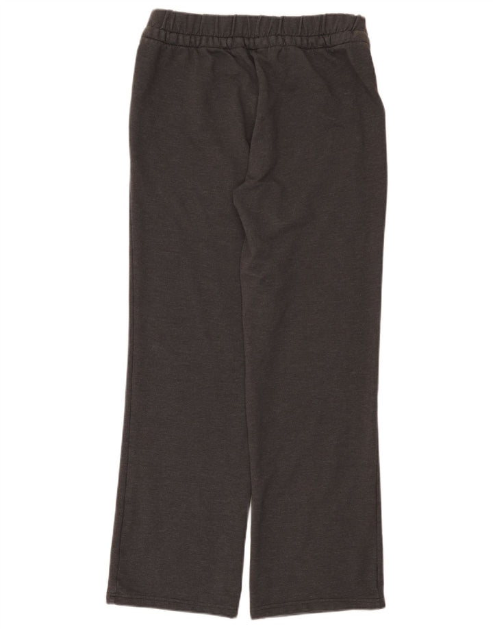 Marks & Spencer Womens Tracksuit Trousers UK 12 Medium Grey Cotton