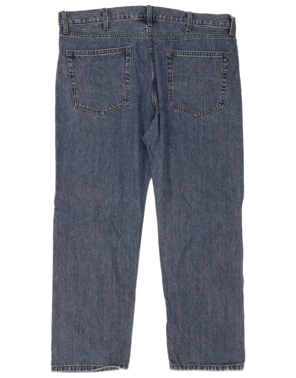 Marks & Spencer Mens Straight Jeans W40 L29 Blue Cotton