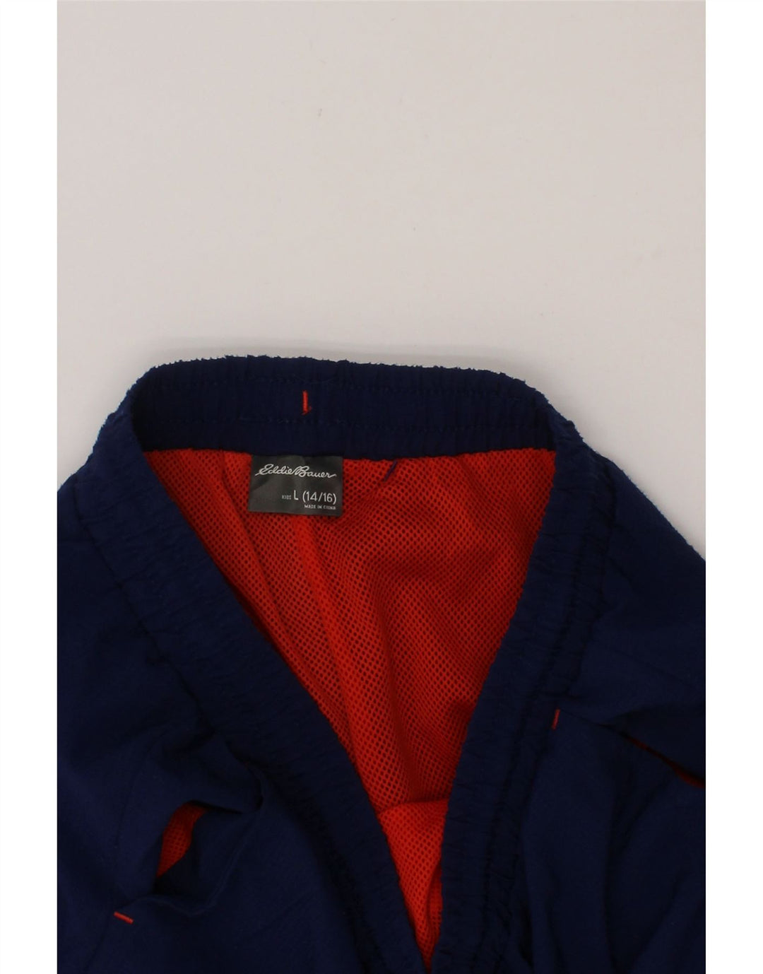EDDIE BAUER Boys Bermuda Sport Shorts 14-15 Years Large  Blue Polyester Vintage Eddie Bauer and Second-Hand Eddie Bauer from Messina Hembry 