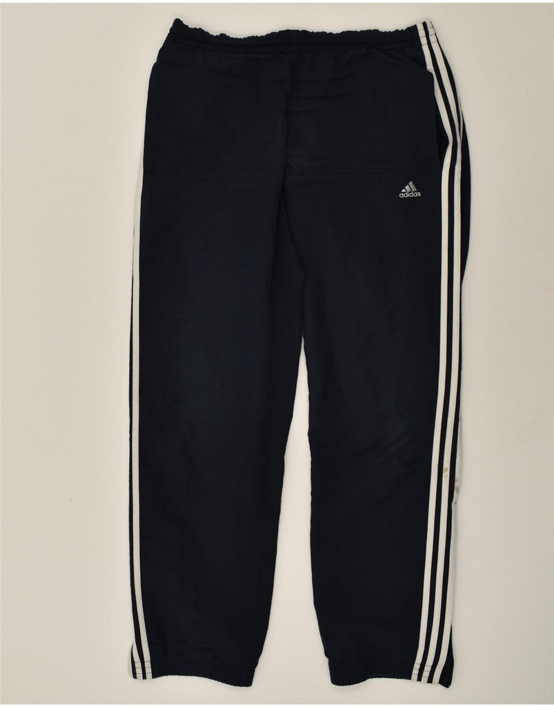 ADIDAS Mens Climalite Tracksuit Trousers Medium Navy Blue Polyester | Vintage Adidas | Thrift | Second-Hand Adidas | Used Clothing | Messina Hembry 