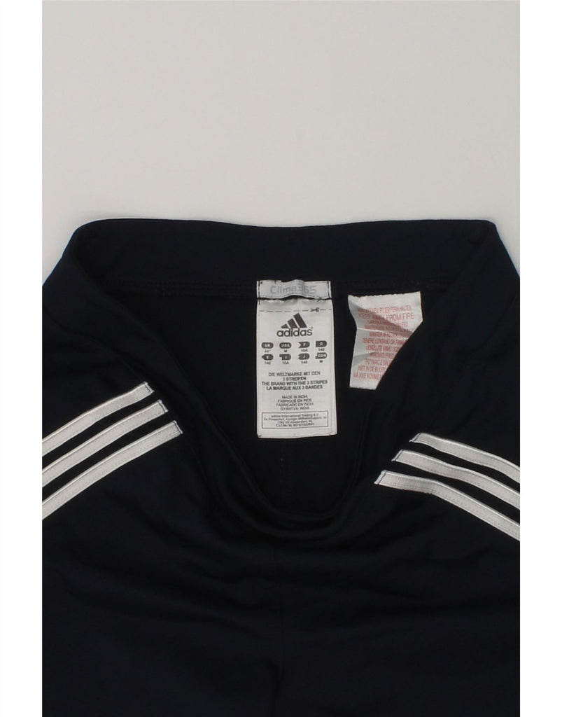 ADIDAS Boys Sport Shorts 11-12 Years Navy Blue Polyester | Vintage Adidas | Thrift | Second-Hand Adidas | Used Clothing | Messina Hembry 