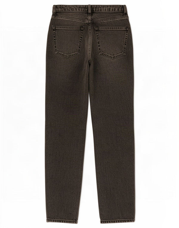 Topshop Womens Mom Tapered Jeans W25 L28 Grey Cotton