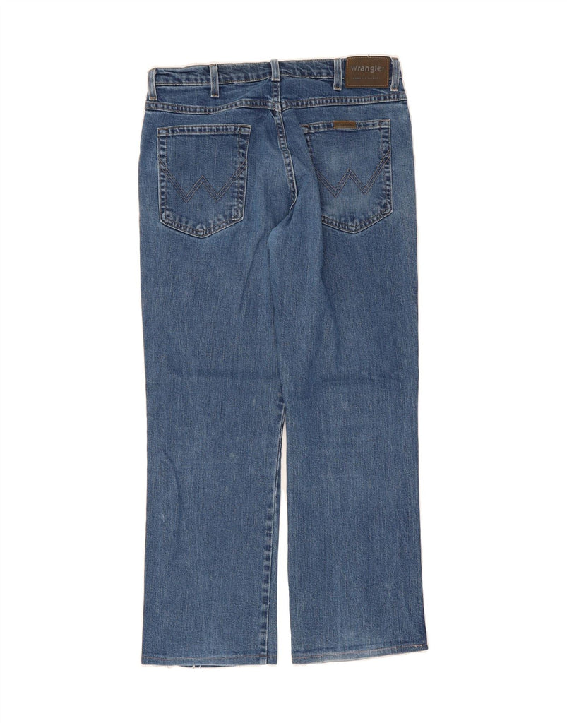 WRANGLER Mens Regular Straight Jeans  W36 L30 Blue Cotton Vintage Wrangler and Second-Hand Wrangler from Messina Hembry 