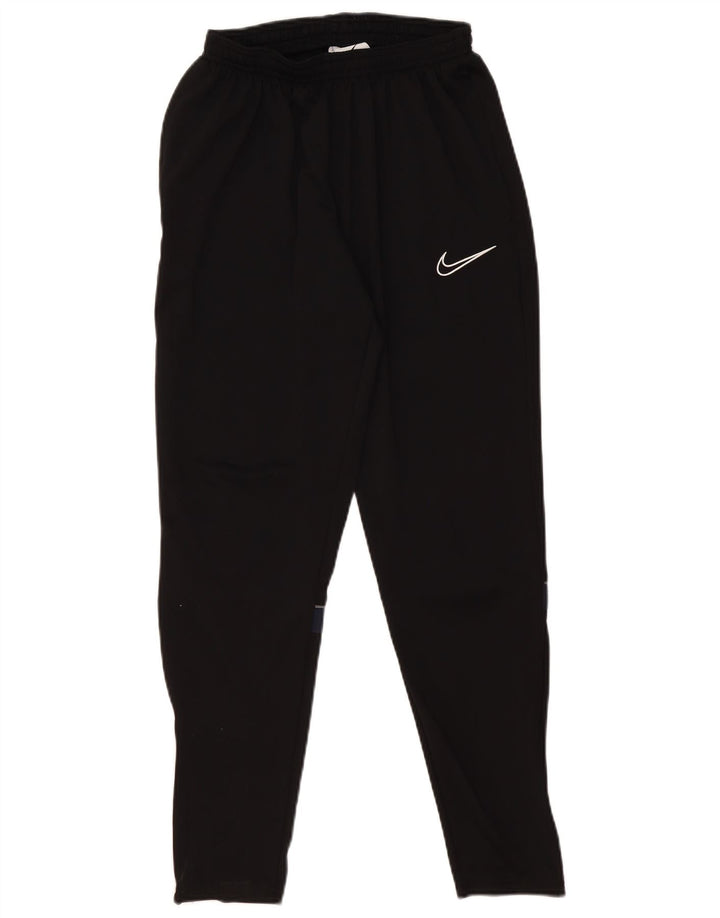 NIKE Mens Dri Fit Tracksuit Trousers Large  Black Polyester
