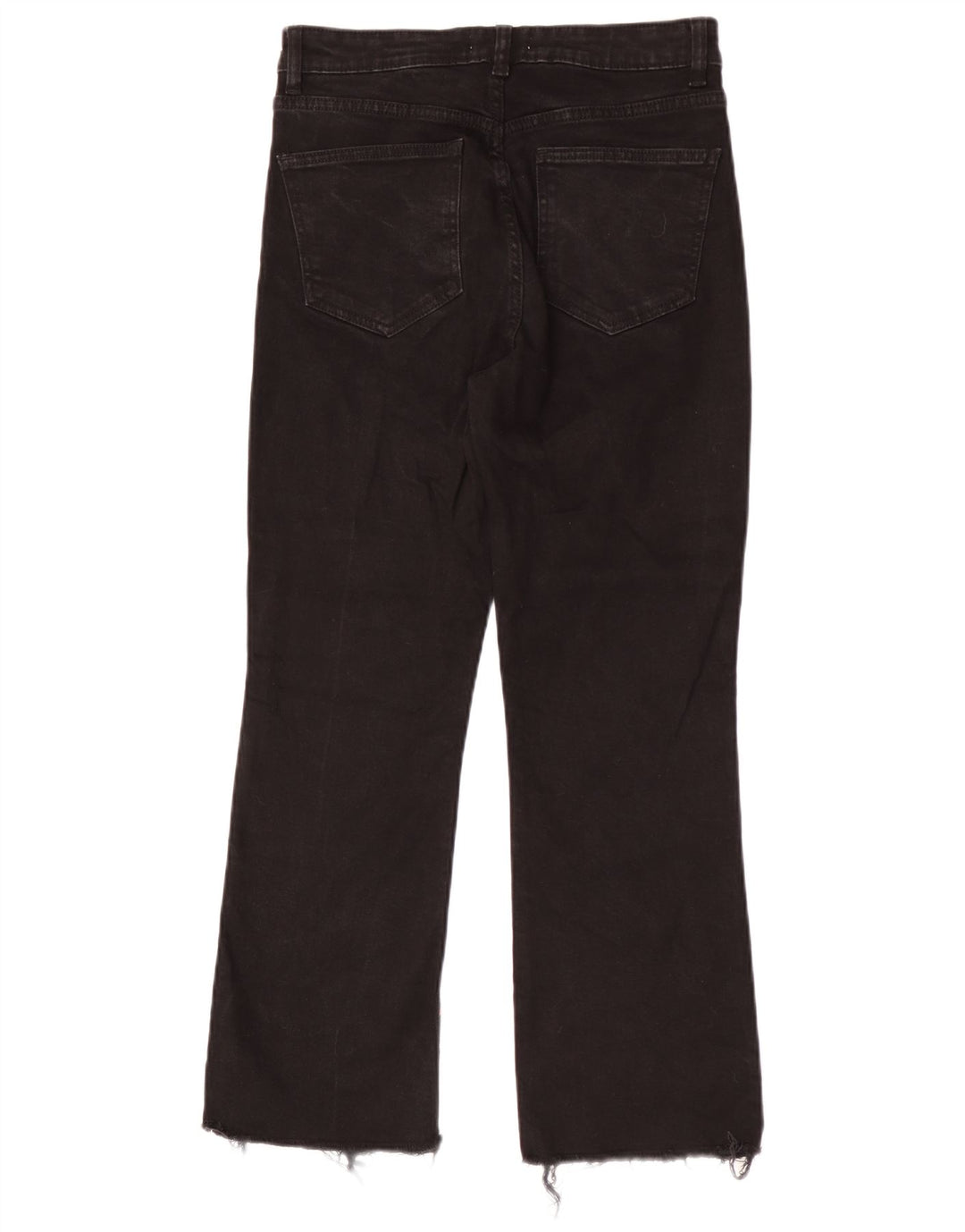 Zara Womens Straight Jeans EU 40 Medium W30 L26 Black Cotton