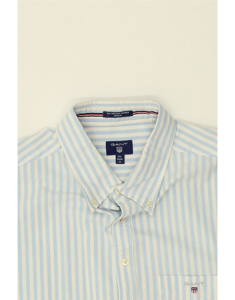 GANT Mens Regular Fit Shirt Size 45 46  18 2XL Blue Pinstripe Vintage Gant and Second-Hand Gant from Messina Hembry 