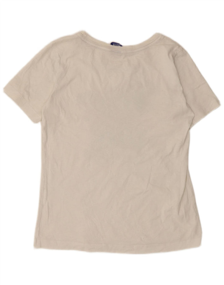 Champion Womens Graphic T-Shirt Top UK 14 Medium White