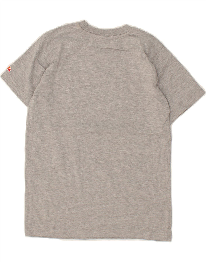 ELLESSE Boys Graphic T-Shirt Top 9-10 Years Grey Cotton Vintage Ellesse and Second-Hand Ellesse from Messina Hembry 