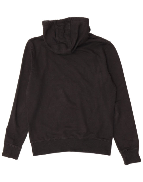 Schott Mens Graphic Hoodie Jumper Small Black Cotton