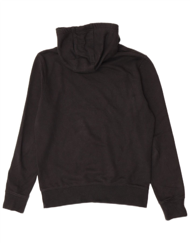 Schott Mens Graphic Hoodie Jumper Small Black Cotton