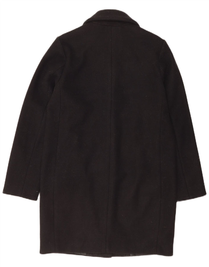 Gap Womens Oversized Overcoat UK 10 Small Black Acrylic