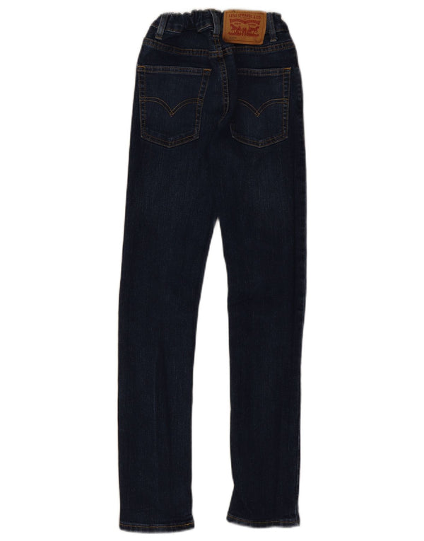 Levi's Girls 510 Skinny Jeans 9-10 Years W18 L25 Navy Blue Cotton