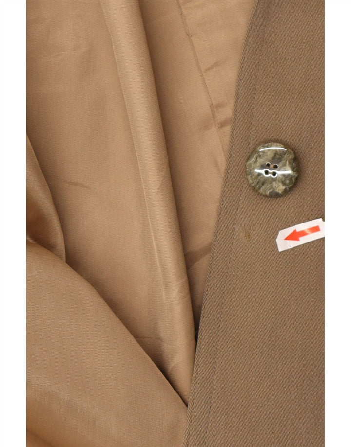 Vintage Womens Oversized Overcoat UK 18 XL Brown