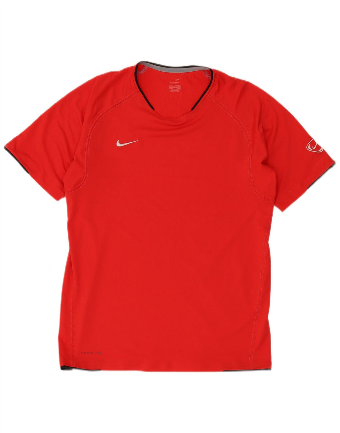 NIKE Mens T-Shirt Top Medium Red
