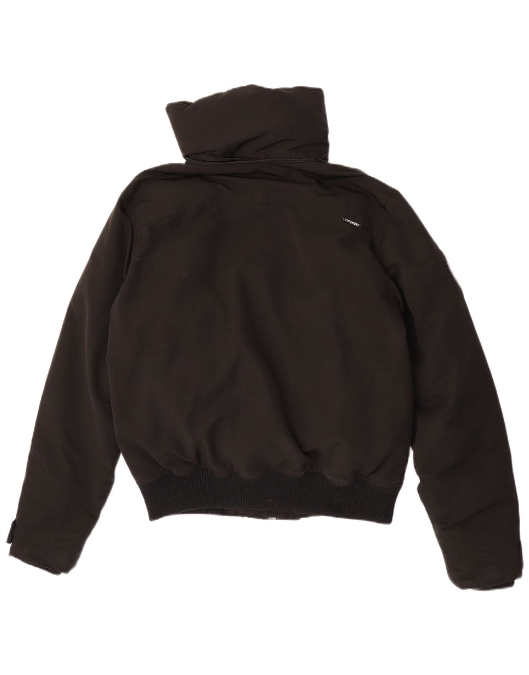 Superdry Mens Padded Jacket UK 38 Medium Black Polyester