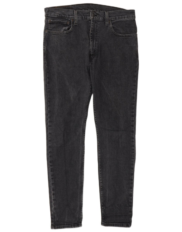Levi's Mens 519 Hi-Ball Slim Jeans W34 L30 Grey Cotton